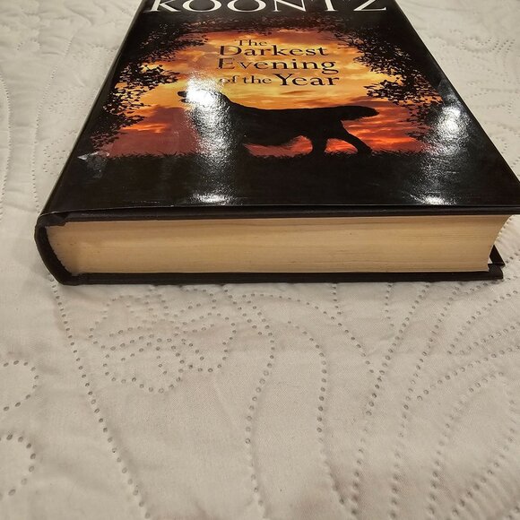 Dean Koontz "The Darkest Evening Of The Year" Hardcover 2007 Bantam Book - Picture 7 of 10